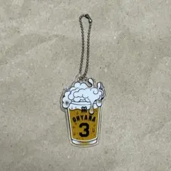 阪神タイガース 大山悠輔 ビール型アクリルキーホルダー