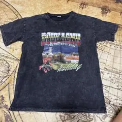 グラフィックTシャツ Mサイズ ダークグレー