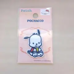 【匿名発送】サンリオ　ポチャッコ　　　ワッペン　ドリンク