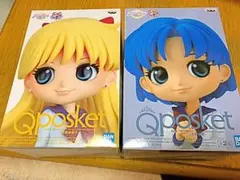 セーラームーン Qposket フィギュア　2個セット　愛野美奈子　水野亜美
