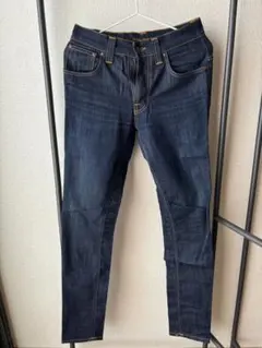Nudie Jeans ダークブルー スリムフィットデニム
