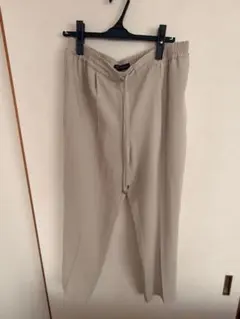 ZARA オフホワイトイージーパンツ M