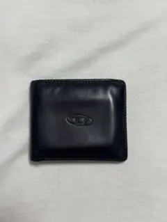 DIESEL 二つ折り財布 ブラック レザー