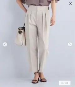 新品未使用 グリーンレーベル サイドバックルパンツ 38号