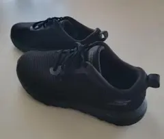 Skechers ブラック メッシュスニーカー