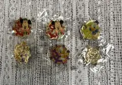 新品未使用　5周年ディズニーピンバッジ 6個セット