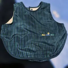 familiar お食事エプロン　青チェック
