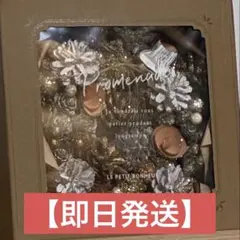 クリスマスリース ゴールド ホワイト