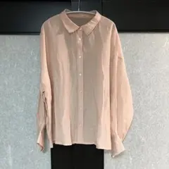 新品✨グレディブリリアン ドルマンシャツ ピンクM ゆったり リネン100 