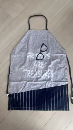 子ども用エプロン 家庭科 エプロン デザイン ストライプ