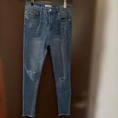 INGNI ダメージ加工 スキニージーンズ