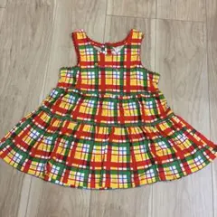 MIKIHOUSE ミキハウス ワンピース チェック 女の子 100サイズ