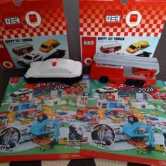 マック ハッピーセット トミカ 消防車　パトカー　DVD