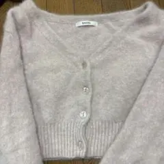 snidel フォックスファーショートカーディガン