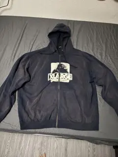 XLARGE ジップアップパーカー ネイビーのサムネイル
