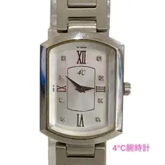 4℃ 腕時計　8Pダイヤ　レディース クォーツ　ヨンドシーのサムネイル