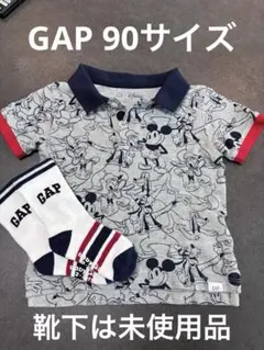 baby GAP ミッキー＆ポロシャツとソックスセット 18-24ヶ月　90㎝