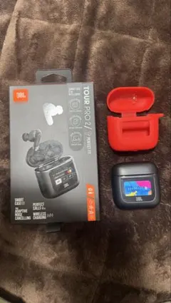JBL Tour Pro 2 ブラック ワイヤレスイヤホン ケース フィルム付