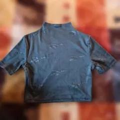 新品Reebok ハイネックTシャツ グリーン