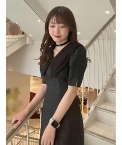 EATME ラダーレースカラーワンピースのサムネイル