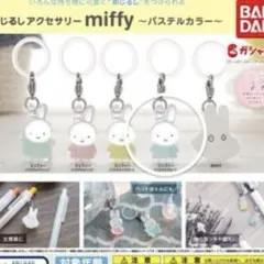 ミッフィー　フレンズ　めじるしアクセサリー　パステルブルー