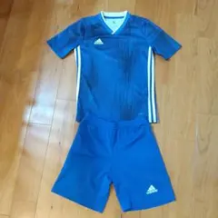 adidas サッカーウェア&パンツ 140サイズ 青