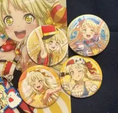 バンドリ 弦巻こころ 4.0 ガルパピコ 大盛り 缶バッジ - メルカリ