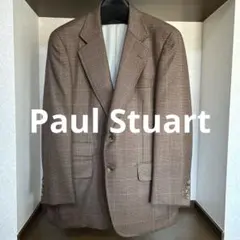 Paul Stuart ブラウン チェック柄 テーラードジャケット　ビンテージ