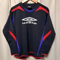 00s UMBRO アンブロ ロングスリーブ ゲームシャツ 銀タグ Y2K