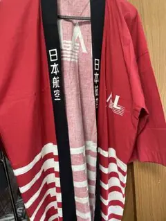 JAL  ハッピ ファーストクラス ノベルティ  フリーサイズで、青色 JAL ハッピ ファーストクラス ノベルティ フリーサイズで、青色