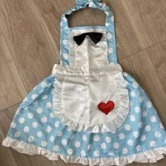 エプロン　キッズ　女の子　アリス風