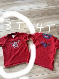 Armani Junior レッド Tシャツ 3A 100 アルマーニジュニアのサムネイル