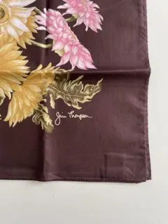 新品未使用品 ジムトンプソンJIM THOMPSON 花柄ハンカチ
