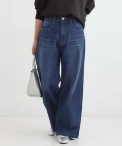 値下げ‼️ダークブルー デニムパンツ Mサイズ