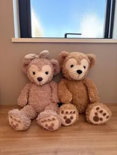 ダッフィー&シェリーメイ　ぬいぐるみ 2体セット