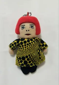 草間彌生 やよいちゃんキーホルダー YAYOIちゃんプラッシュ ショップ袋