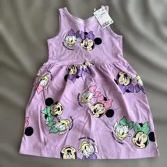 H&M Disney ミニー&デイジーワンピース 100/105サイズ 紫