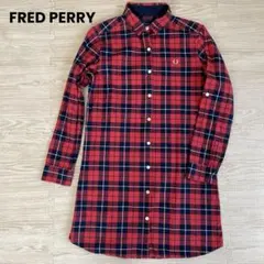 FRED PERRY フレッドペリー　シャツワンピース　チェック
