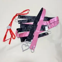 【美品】ヒプノシスマイク　飴村乱数　ベルト＋リボンのみ　コスプレ衣装　小物