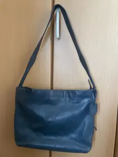 genten ルッソ S ダークグリーン レザー ショルダー 2way - メルカリ