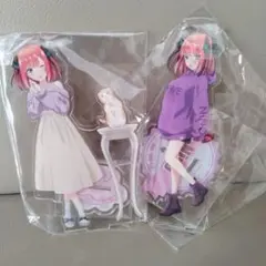五等分の花嫁　中野二乃　アクリルスタンド　2点セット