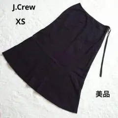 ジェイクルー 綿100% 黒　フレアスカート XS 小さいサイズのサムネイル