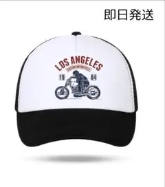 アメカジ　メッシュ　キャップ　帽子　ユニセックス　y2k ストリート バイク