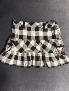 チェック柄フリルスカート 110cm