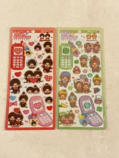 もんちっち　うるちゅる　平成はっぴーフォン　ボンドロ　2枚セット