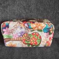 美品！レスポートサック ハワイ限定 ウクレレ ハイビスカス コスメポーチ