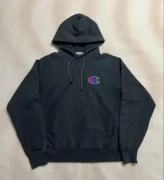 Champion ブラック パーカーXL