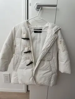 COMME CA ISM ホワイトダウンコート 100cm