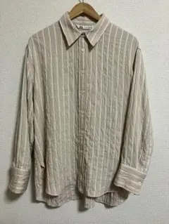 ZARA ストライプシャツ