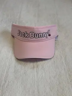 Jack Bunny!! ゴルフ サンバイザー ピンクのサムネイル